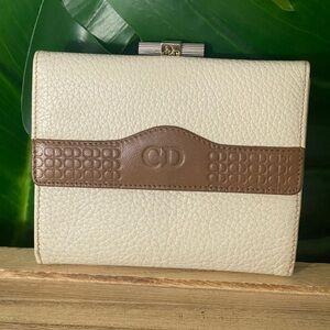 Christian Dior CD logo bifold wallet